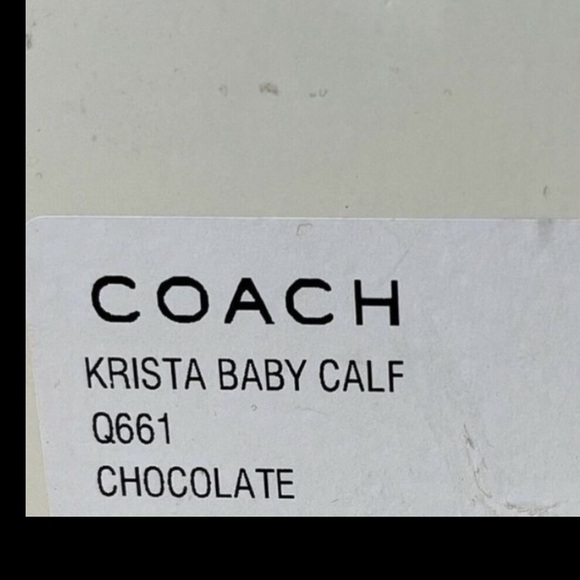 Coach KRISTA Tall Riding Leather Boots 7.5B Brown Calf Glove Fashion - Picture 11 of 12